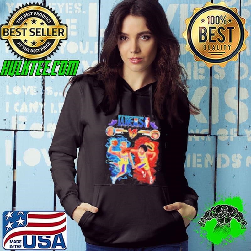 Lakers Luka Doncic vs Monkey D Luffy Hoodie