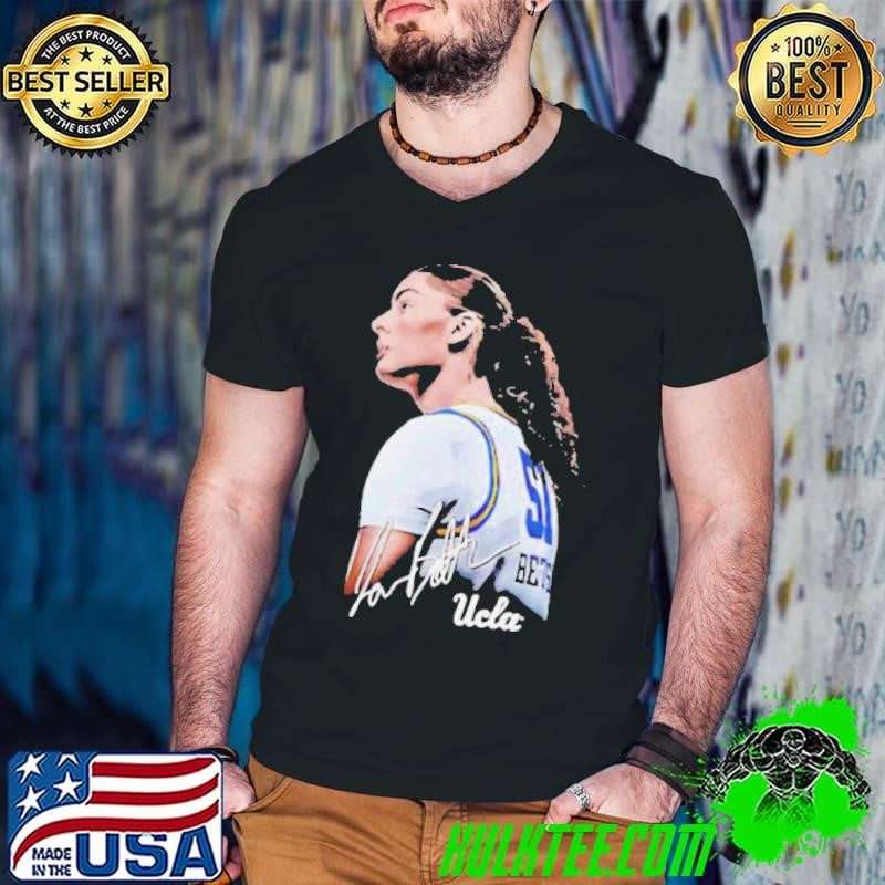 Lauren Betts UCLA basketball portrait signature shirt
