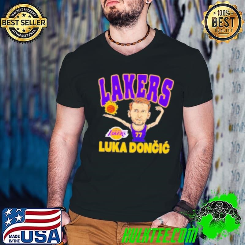 Luka Doncic Los Angeles Lakers player caricature Shirt