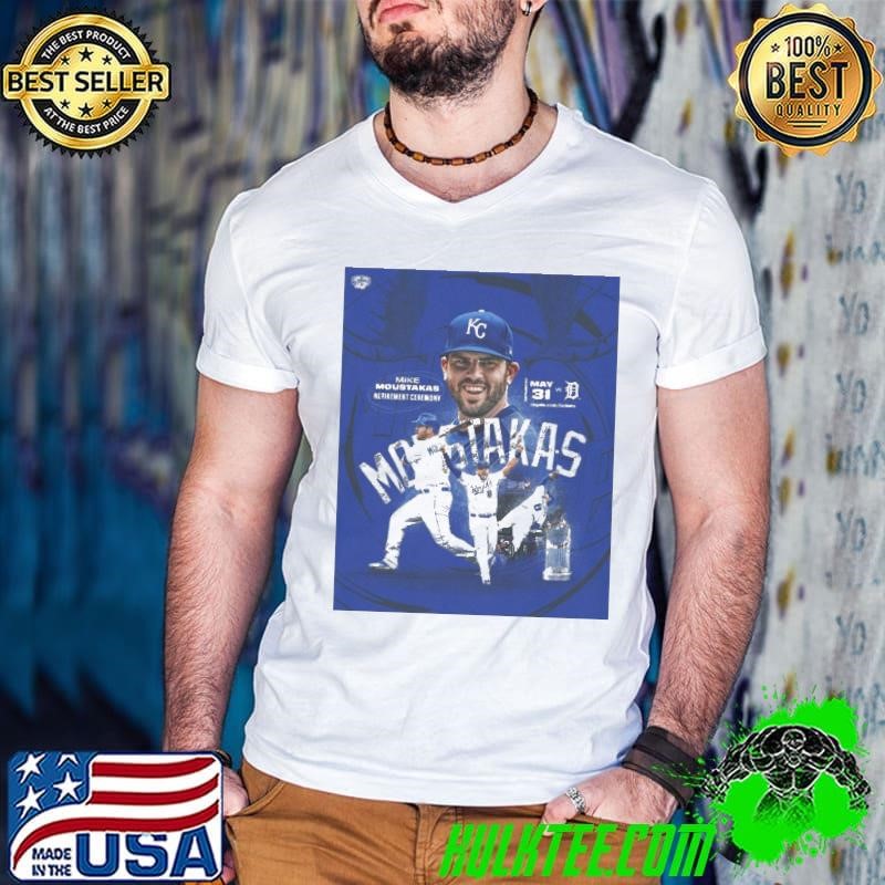 Mike Moustakas Retirement Ceremony May 31 2025 Kansas City Royals Vs Detroit Tigers MLB shirt