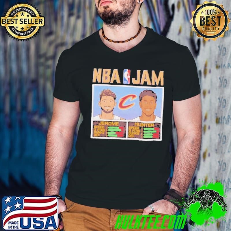 NBA Jam Cleveland Cavaliers Fanaticity Ty Jerome and De’Andre Hunter shirt
