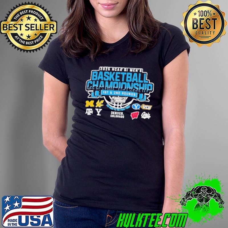 NCAA DI Men’s basketball championship 2025 Denver Colorado Ladies Tee