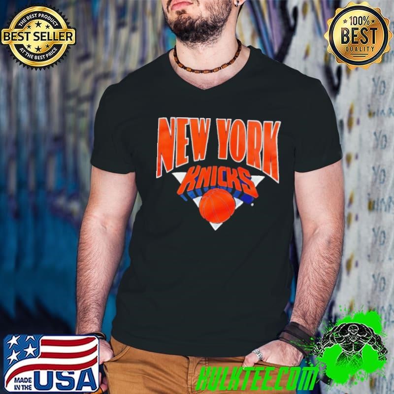 New York Knicks Basketball Team Logo Sports Fan Jersey Guys V Neck
