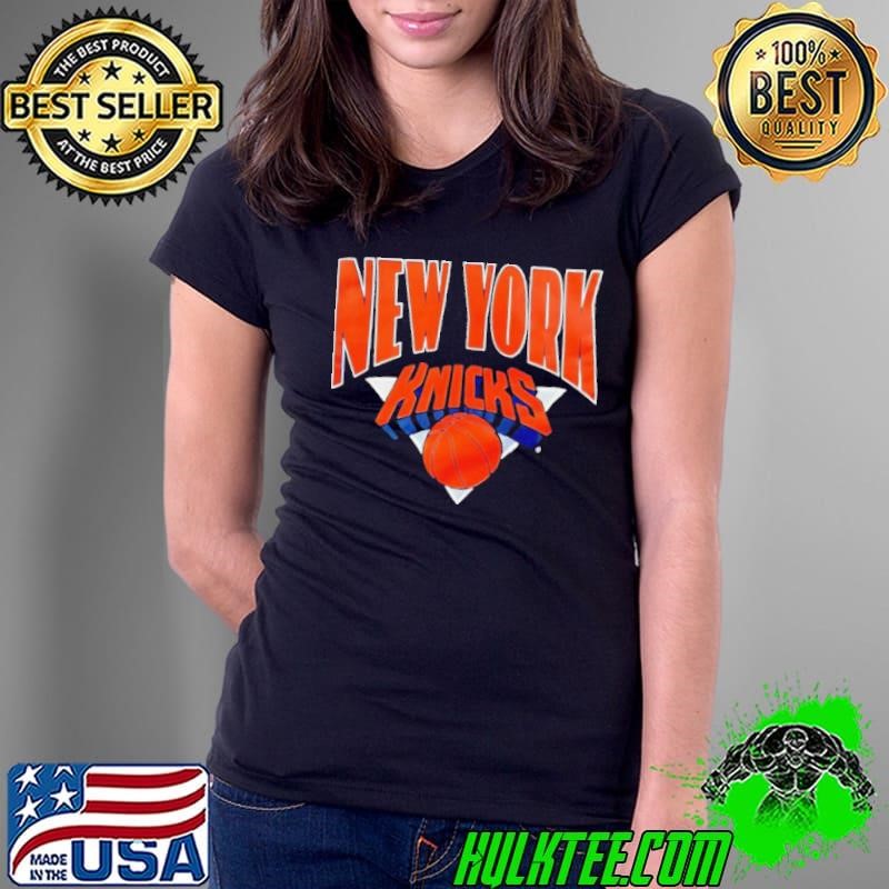New York Knicks Basketball Team Logo Sports Fan Jersey Ladies Tee