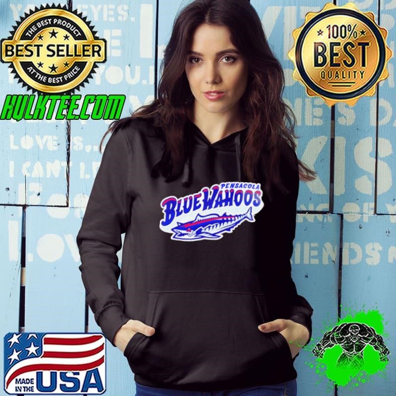 Pensacola Blue Wahoos Baseball Team Logo Hoodie