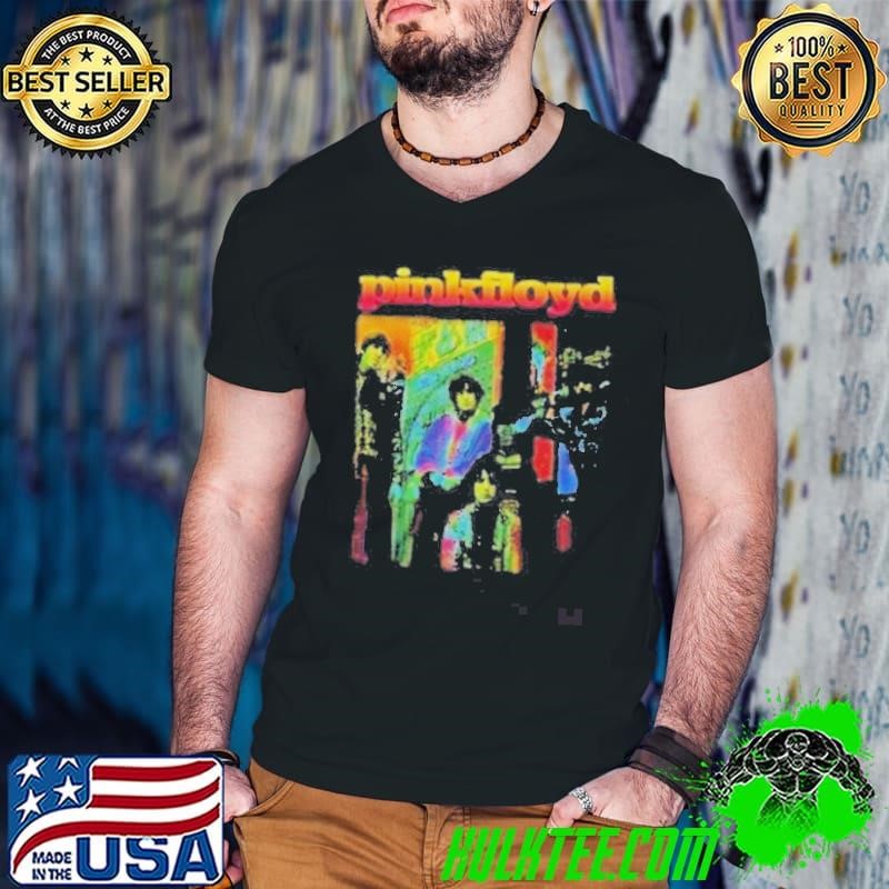 Pink Floyd Rainbow Band Photo shirt
