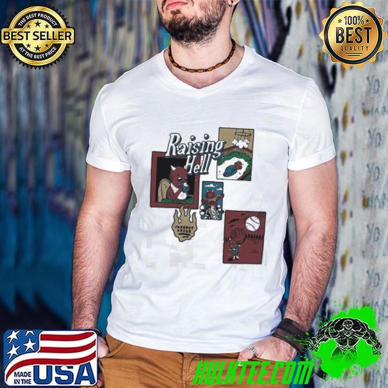 Raising hell cartoon shirt