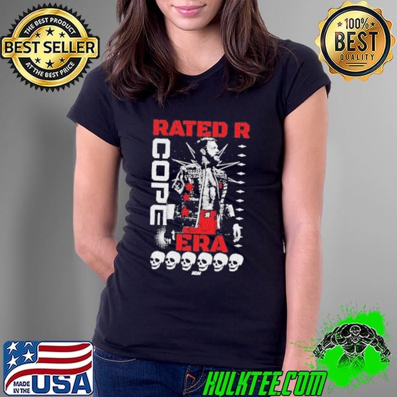 Rated R Cope Era AEW shirt