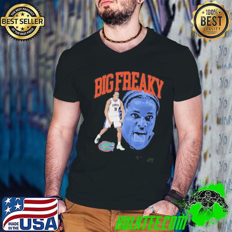 Rueben Chinyelu Big Freaky Portrait Florida Gators Basketball NCAA Southeastern Conference 2025 Guys V Neck