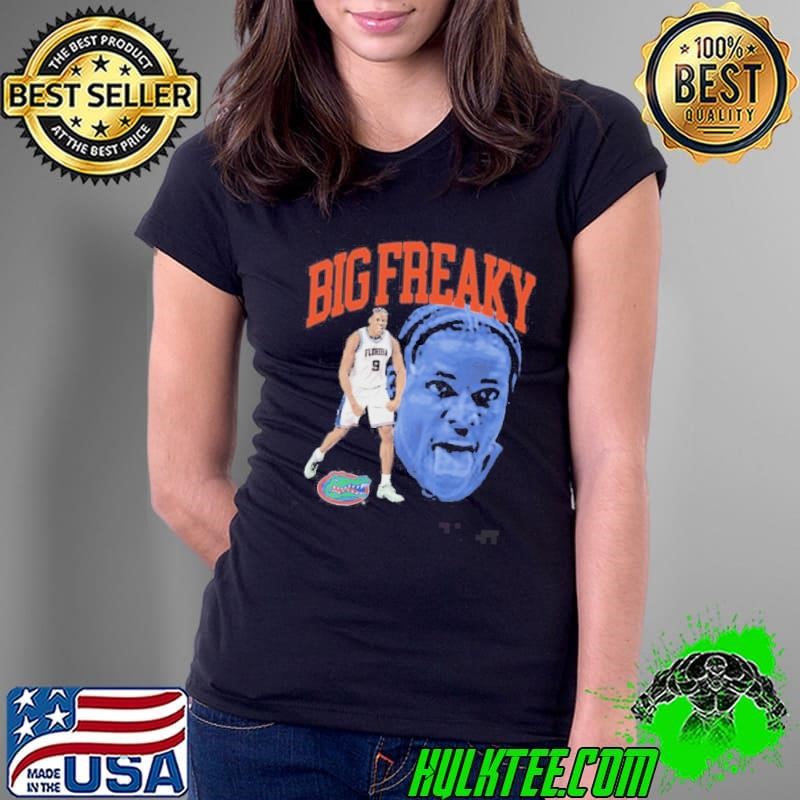 Rueben Chinyelu Big Freaky Portrait Florida Gators Basketball NCAA Southeastern Conference 2025 Ladies Tee