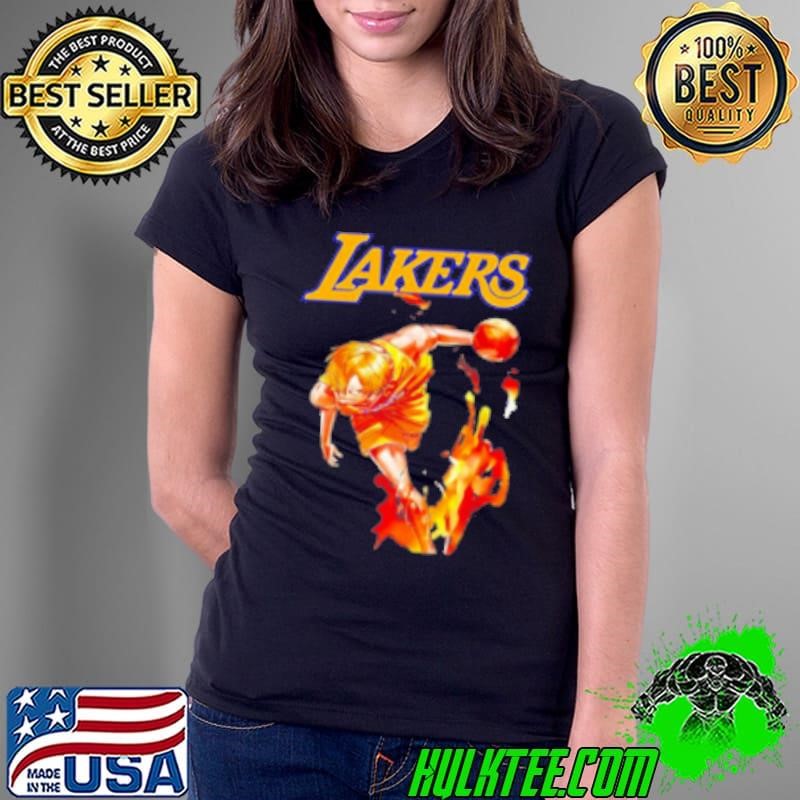 Sanji One Piece x Los Angeles Lakers Ladies Tee
