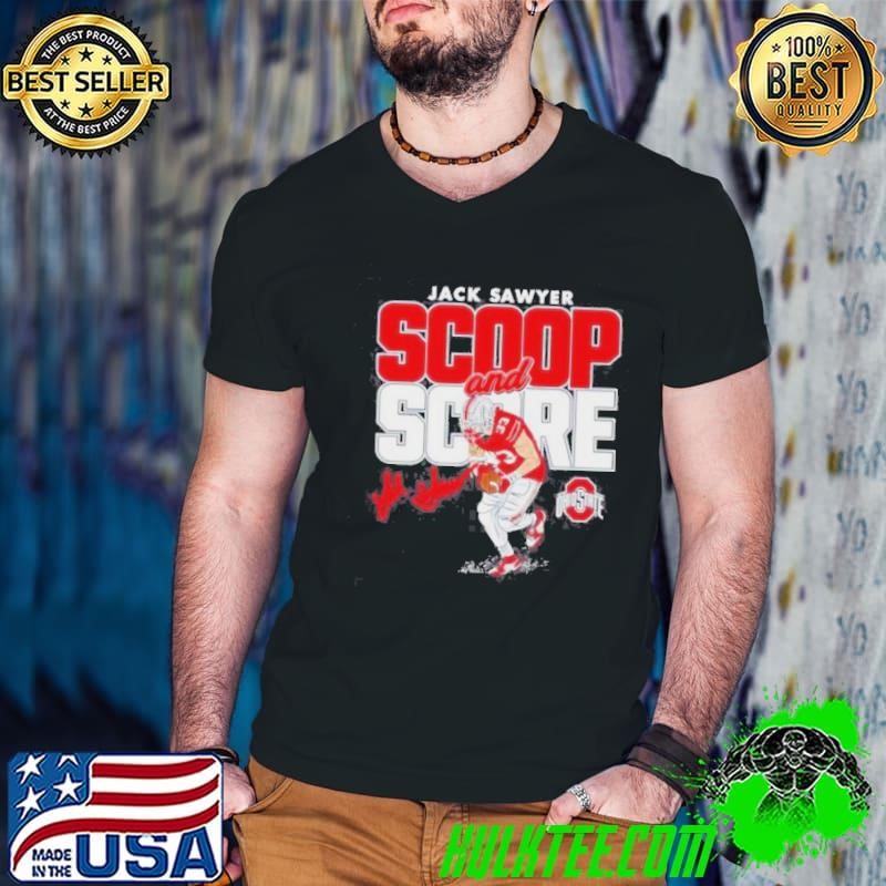 Scoop And Score Jack Sawyer Ohio State Buckeyes Signature Shirt