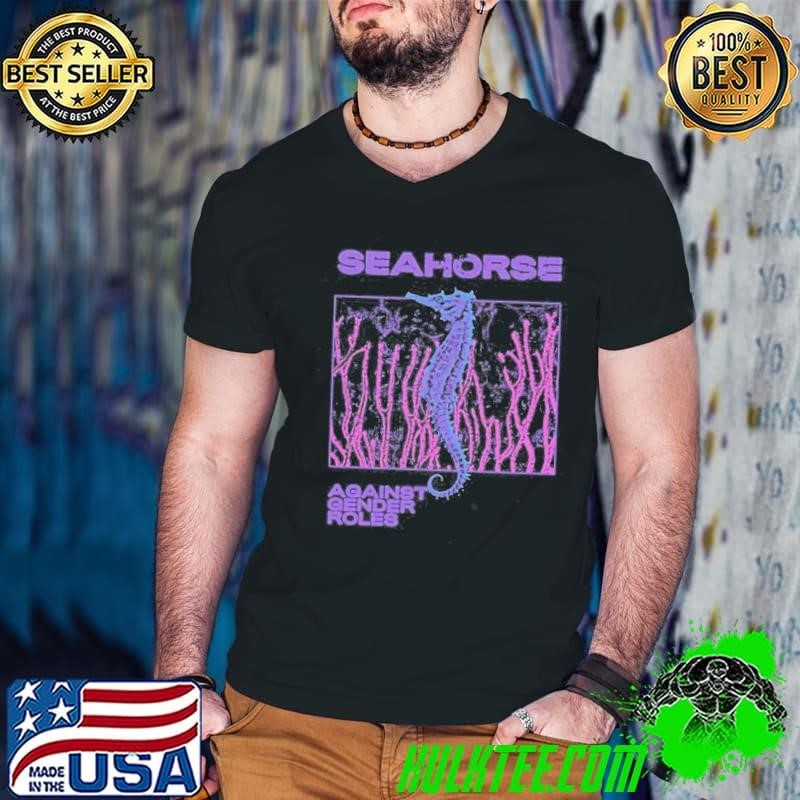 Seahorse Against Gender Roles Guys V Neck