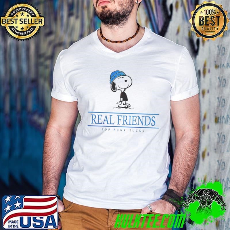 Snoopy Real Friends Pup Punk Sucks Shirt