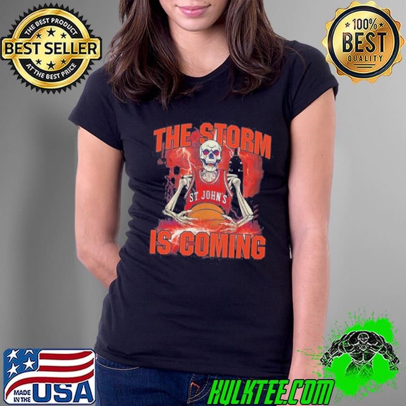 St Johns The Storm Is Coming New York Knicks Ladies Tee