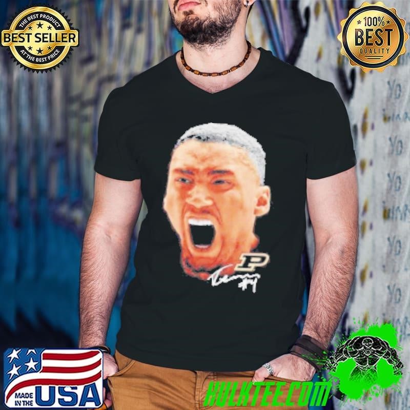 Trey Kaufman Renn Purdue Boilermakers signature big head Shirt