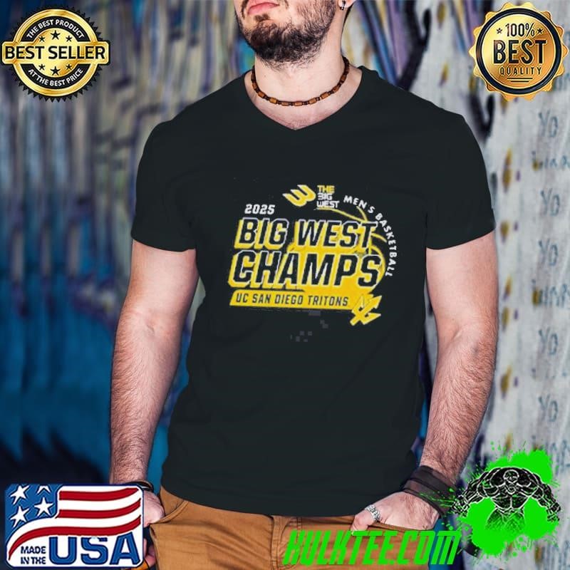 UC San Diego Tritons Mens Basketball Big West Champs The Big West 2025 Logos shirt
