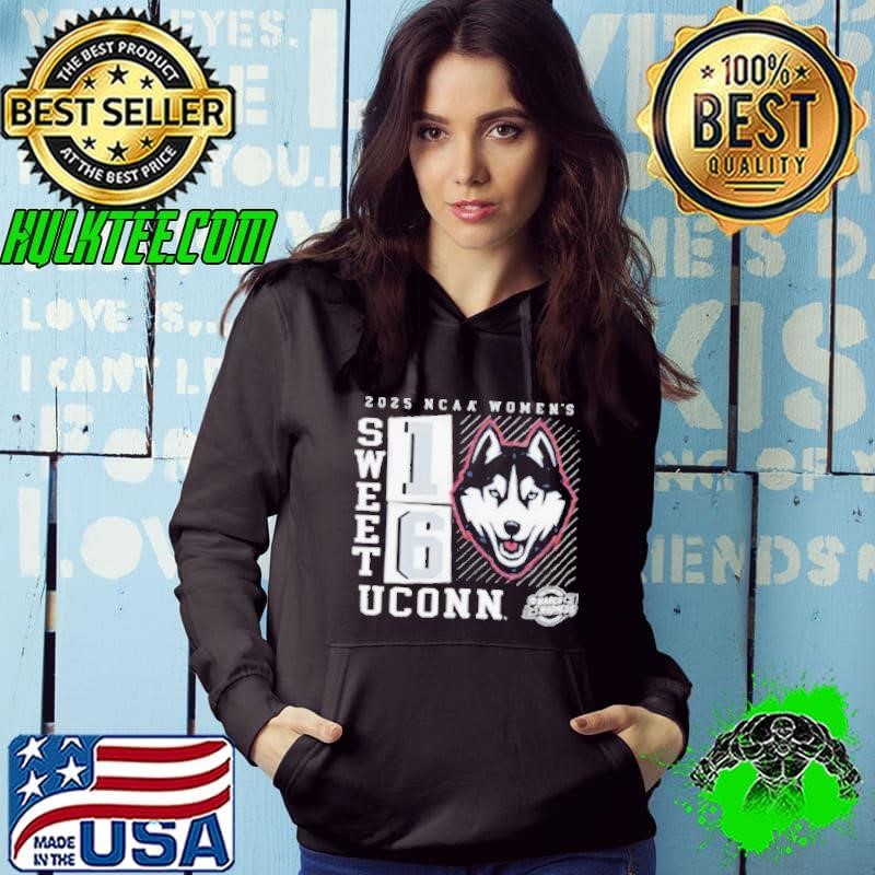 UConn Huskies 2025 NCAA Women’s Basketball Tournament March Madness Sweet 16 No Look Pass Hoodie