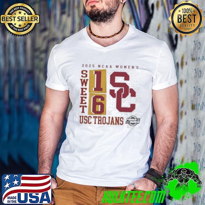 USC Trojans 2025 NCAA Women’s Basketball Tournament March Madness Sweet 16 No Look Pass shirt