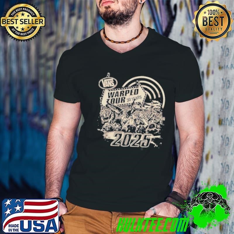 Vans Warped Tour 2025 30 Years Crowd Surf shirt