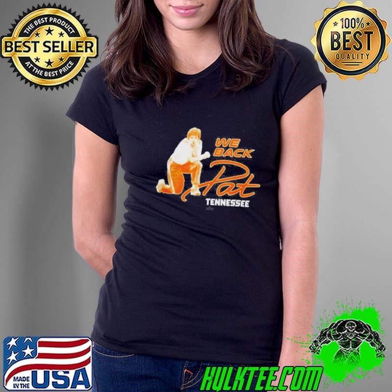 We Back Pat Tennessee Lady Volunteer Ladies Tee