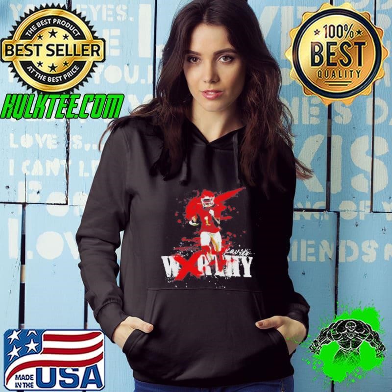 Xavier Worthy Kansas City Chiefs Splatter Hoodie