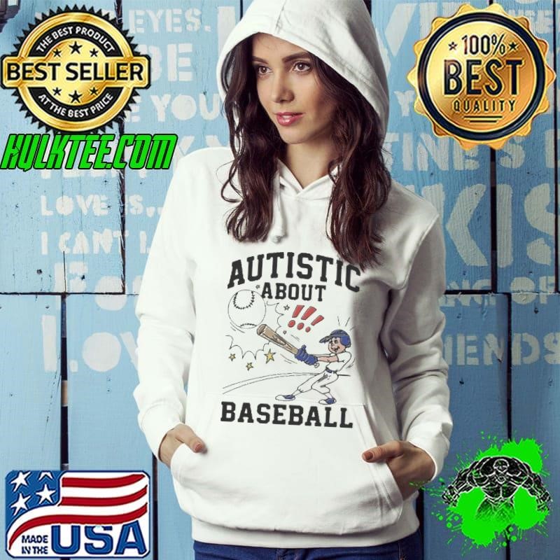 Autistic About Baseball Los Angeles Dodgers Cartoon Painting shirt