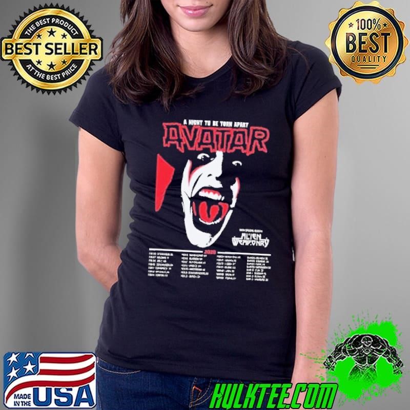 Avatar A Night To Be Torn Apart 2026 UK And European Tour Dates Ladies Tee