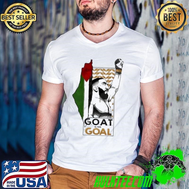 Belal Muhammad goat is the goal shirt