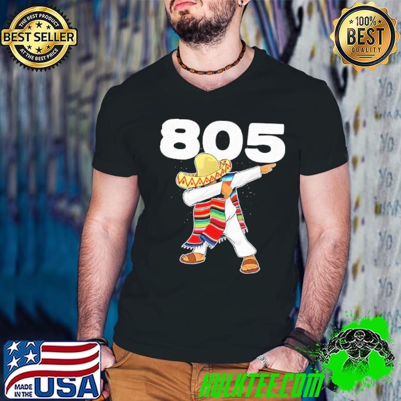 California Area Code 805 Cinco de Mayo D Dabbing shirt