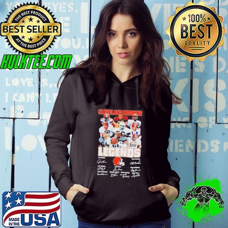 Cleveland Browns Legends Players Signature Hoodie