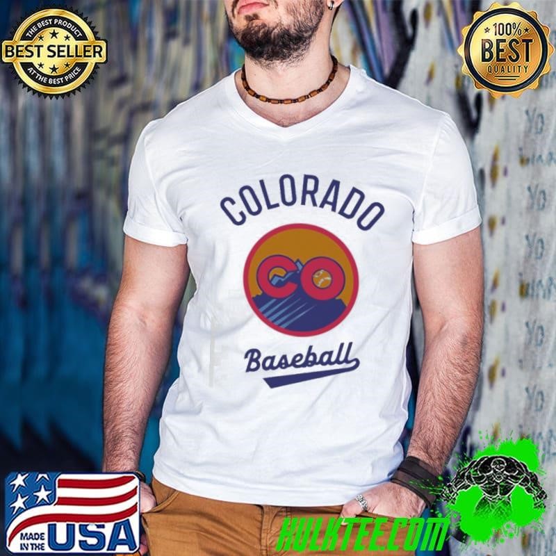 Colorado Rockies baseball CO 2025 Guys V Neck