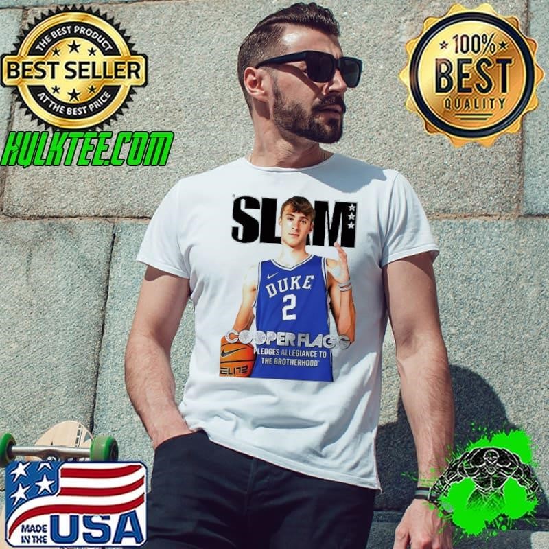 Cooper Flagg Duke Blue Devils SLAM pledges allegiance to the brotherhood shirt