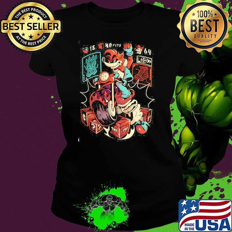 Crash Bandicoot Cybercoot Ladies tee