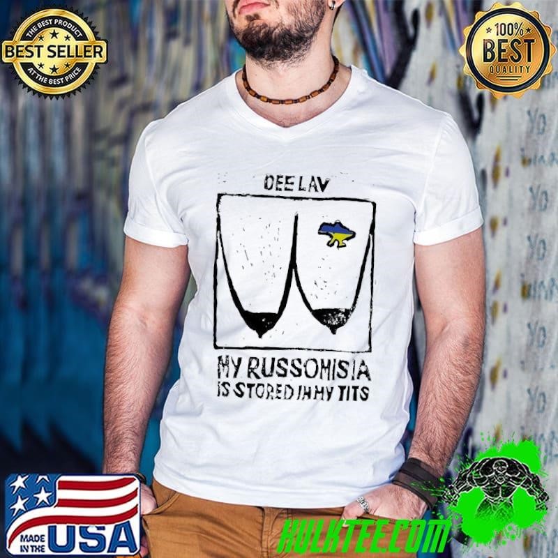 Deelav my russomisia is stored in my tits Guys V Neck