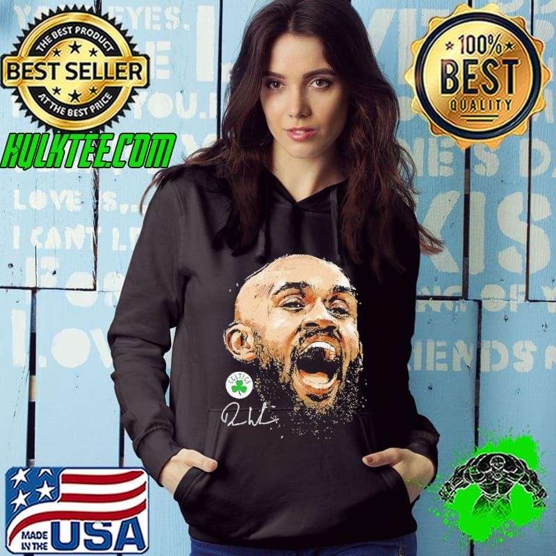 Derrick White Boston Celtics NBA basketball player portrait Hoodie