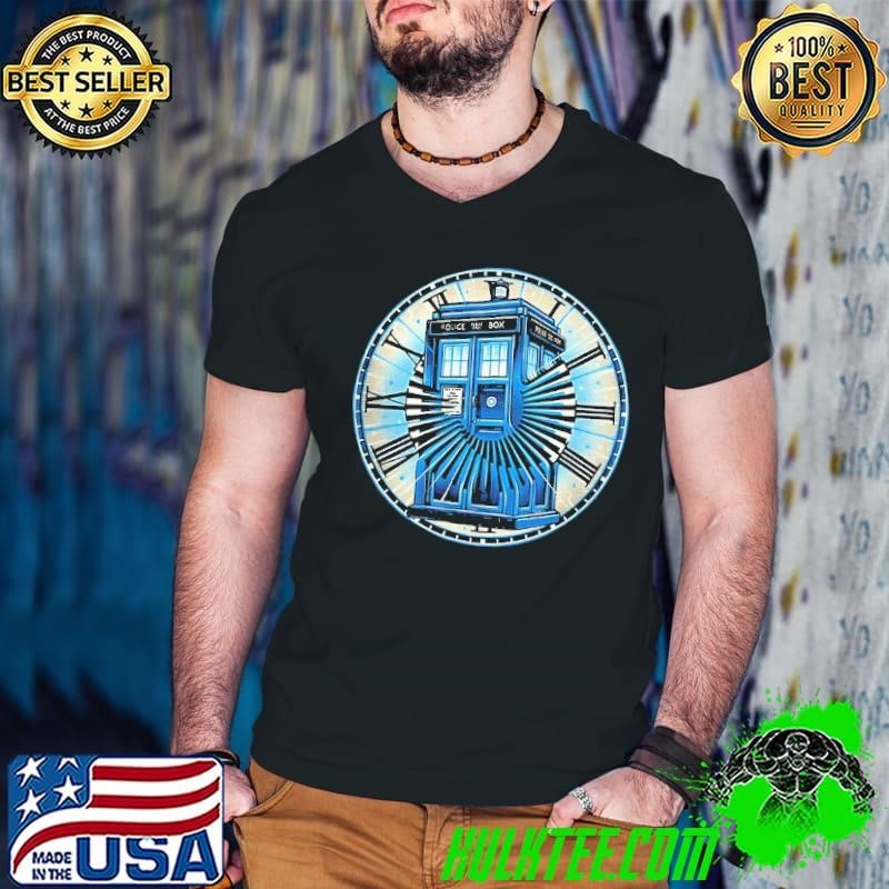 Doctor Who time travel in a box Guys V Neck