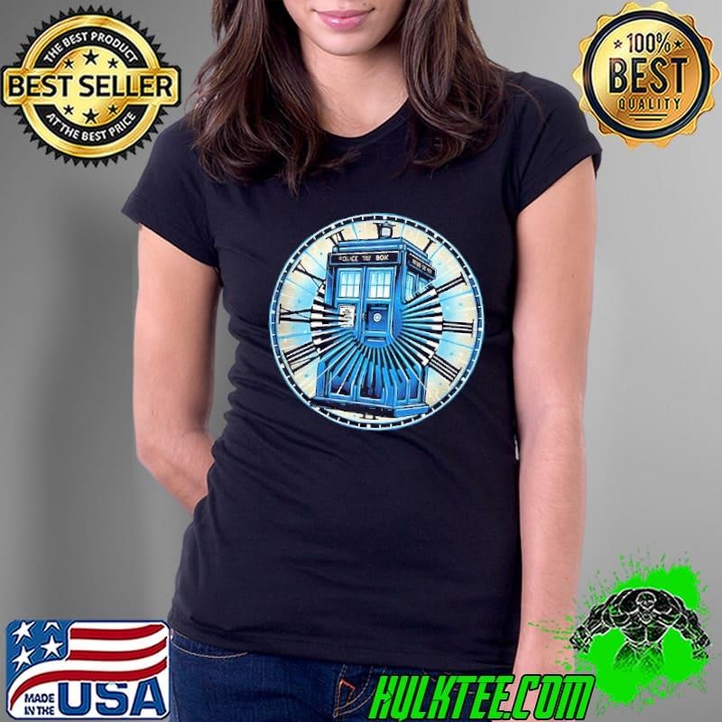 Doctor Who time travel in a box Ladies Tee