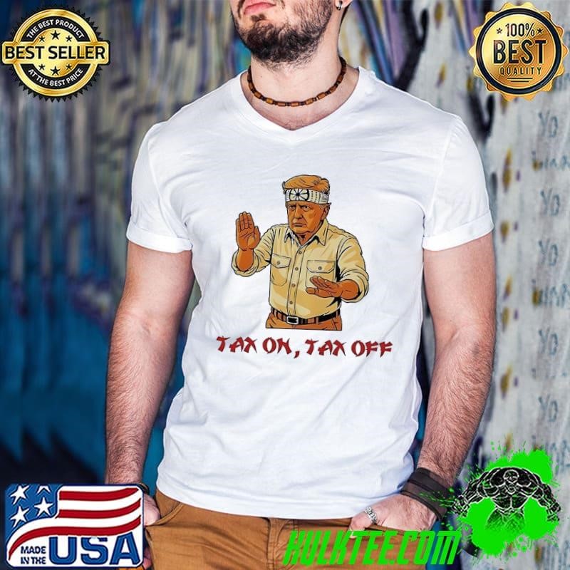 Donald Trump tax on tax off Guys V Neck