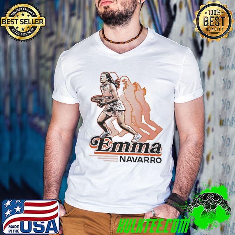 Emma Navarro tennis player retro shirt