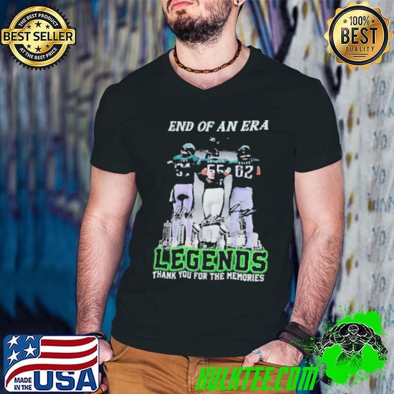 End Of An Era Philadelphia Eagles Legends Thank You For The Memories 2025 Shirt