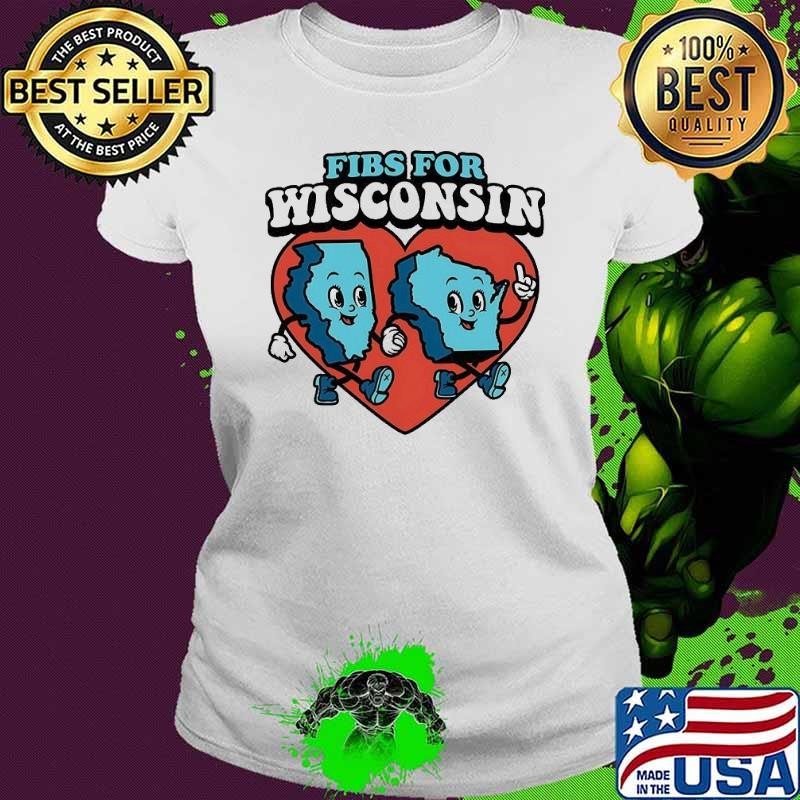 FIBS for Wisconsin Red Heart shirt