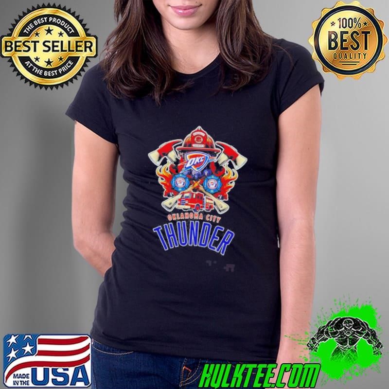 Firefighter Oklahoma City Thunder Ladies Tee