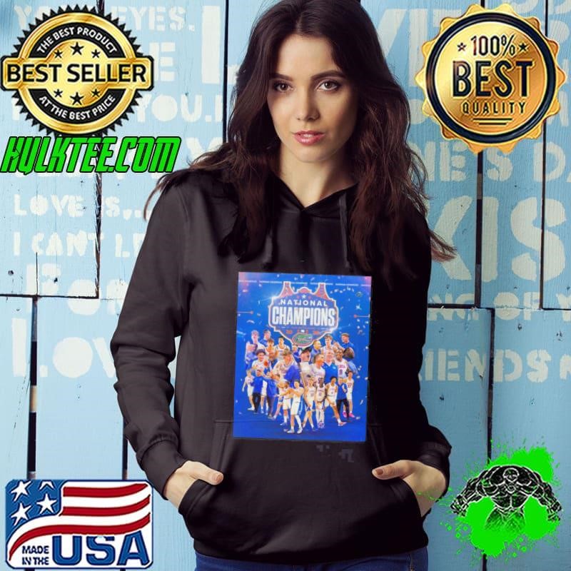 Florida Gators National Champions NCAA Mens Basketball 2025 Poster Hoodie