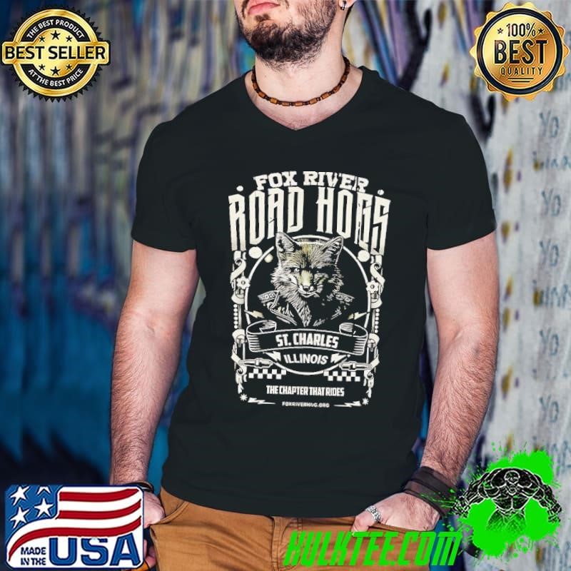 Fox river road hogs St Charles the chapter that rides Guys V Neck