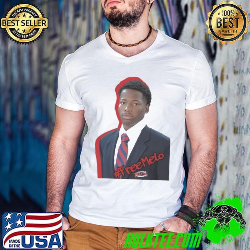 Free Melo Justice For Melo Karmelo Anthony Portrait 2025 Guys V Neck