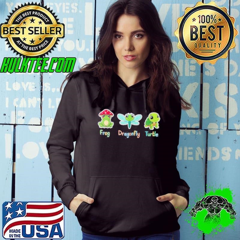 Frog Dragonfly Turtle Men Women Shirt