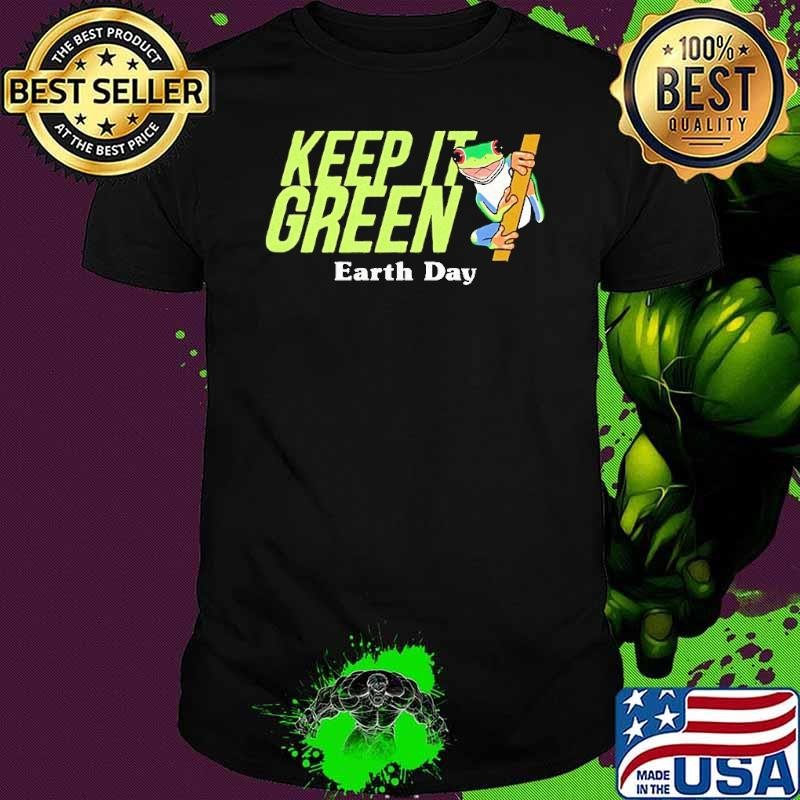 Frog keep it green earth day Unisex