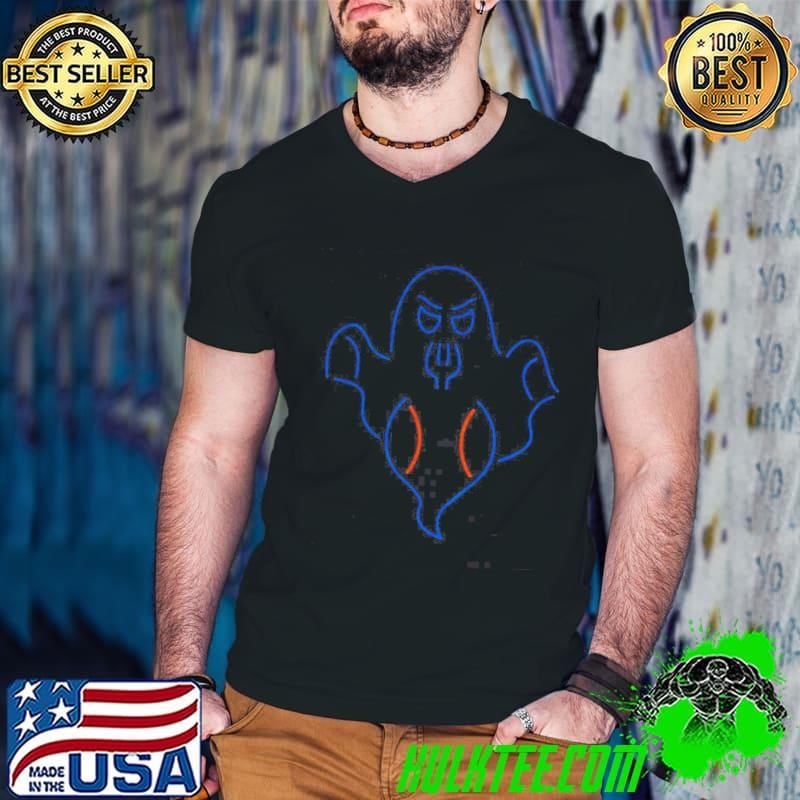 Ghost Forkball Neon Sign Guys V Neck