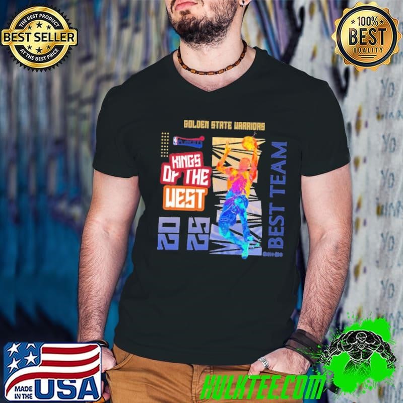Golden State Warriors NBA Playoffs 2025 king of the West best team Guys V Neck